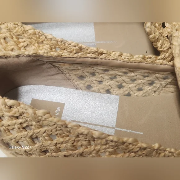 Dolce Vita Jaka Raffia Platform Espadrilles Loafers 9.5.   #Z18 - Picture 11 of 12